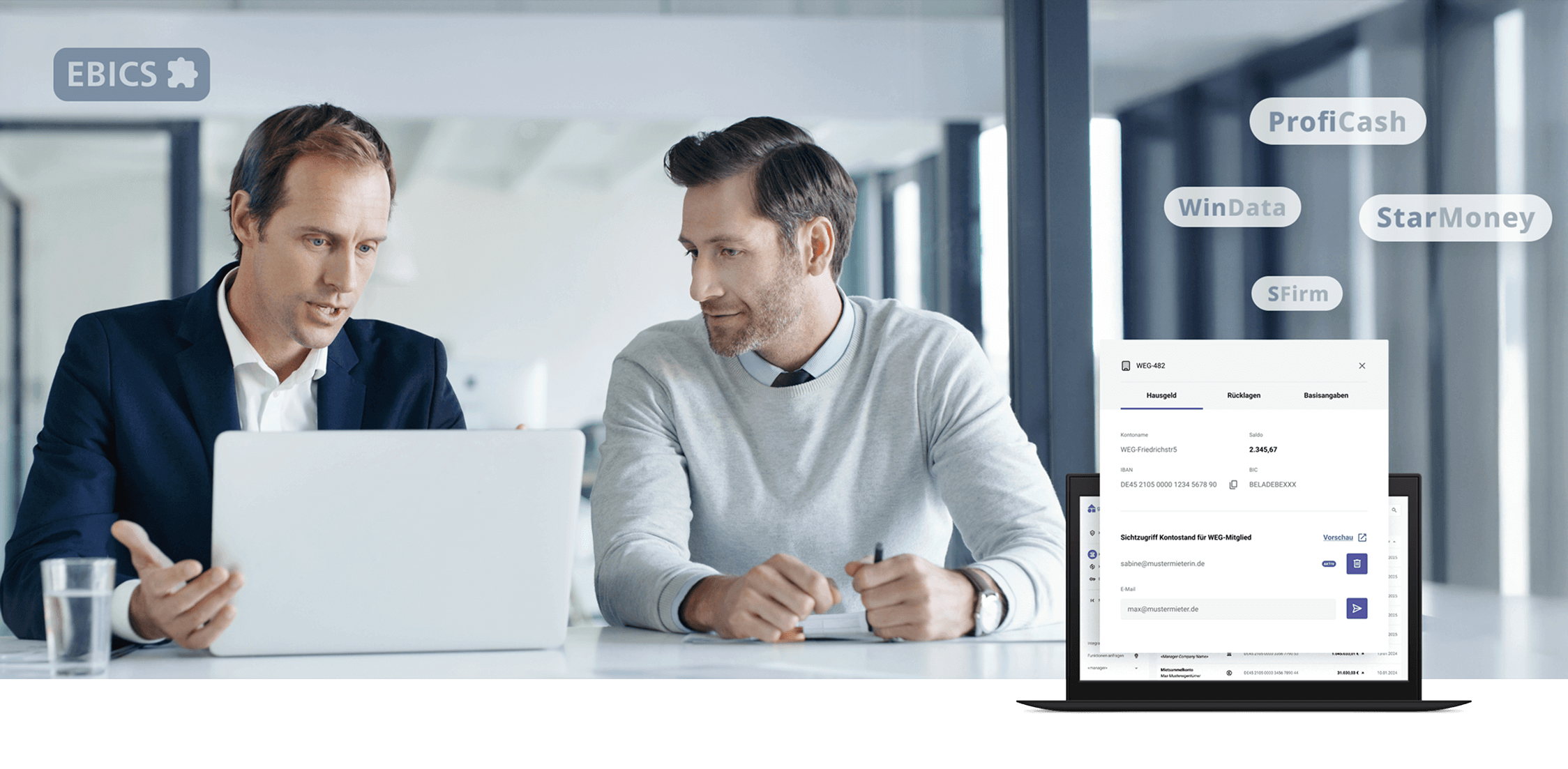 EBICS software anbindung für hausverwalter