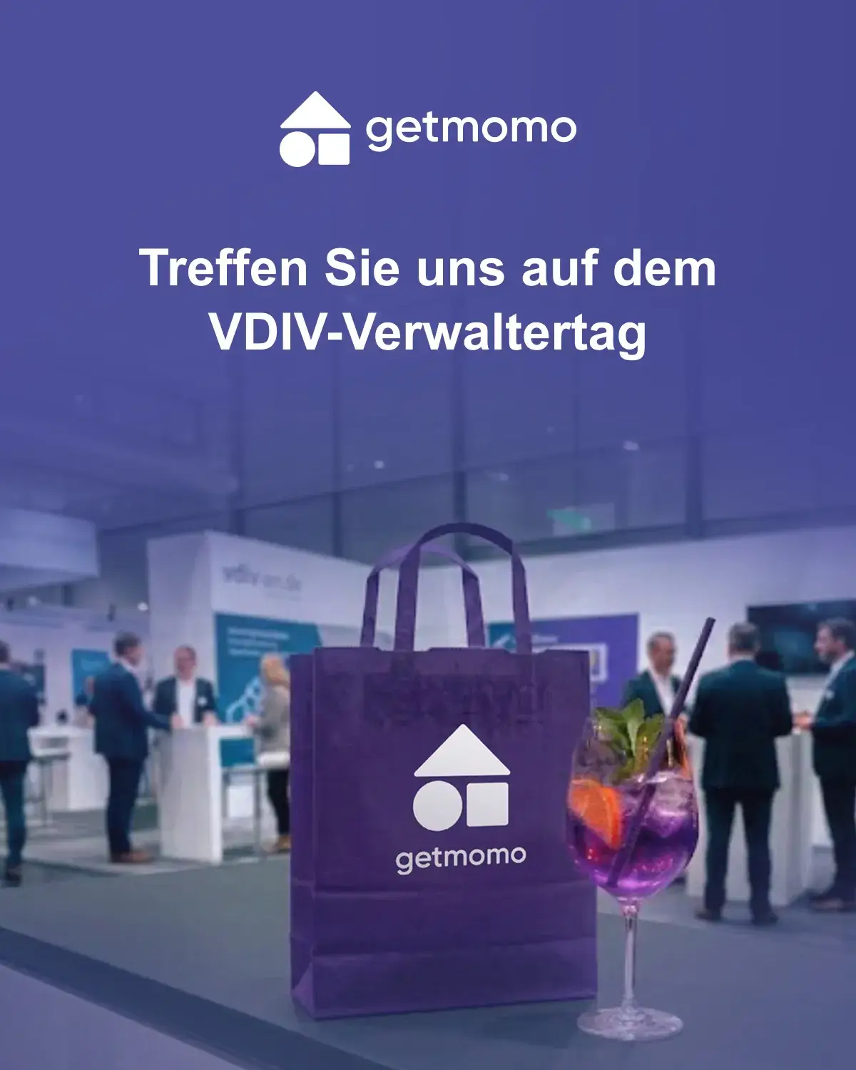 Getmomo-Stand auf dem Verwaltertag mit Goodybag und Momo-Spritz
